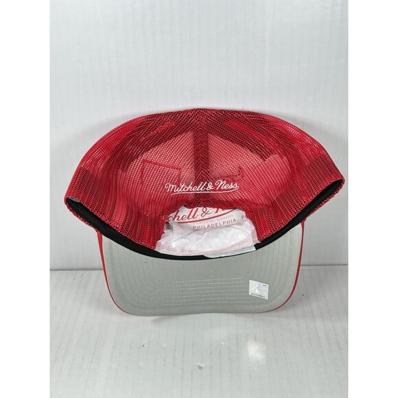 Chicago Bulls Mitchell & Ness Trucker Hat Cap Windy City Adjustable Snapback NEW - Picture 4 of 5